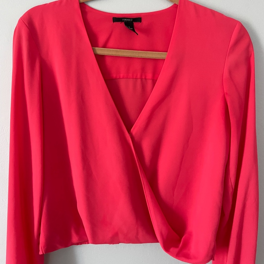 pink blouse